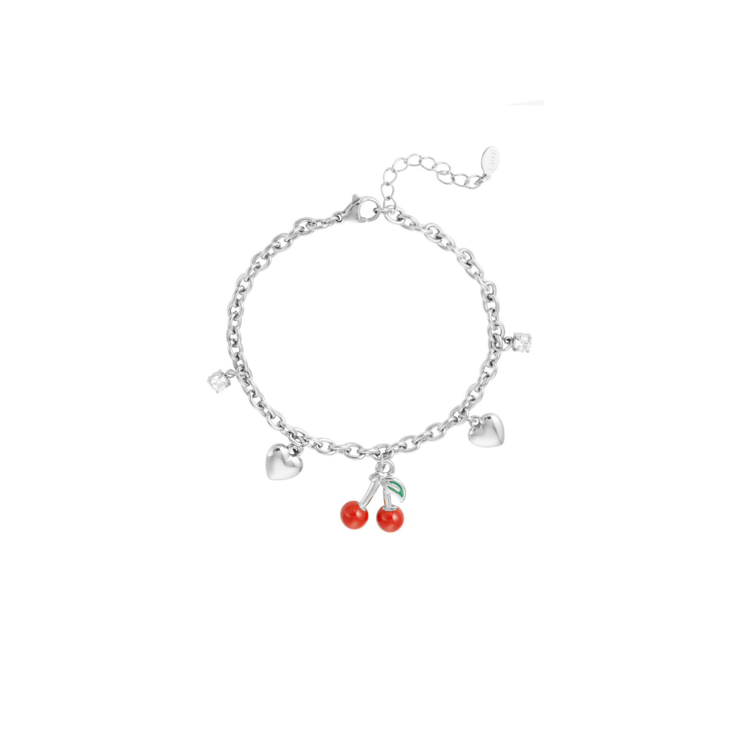 Cherry Armband aus Edelstahl