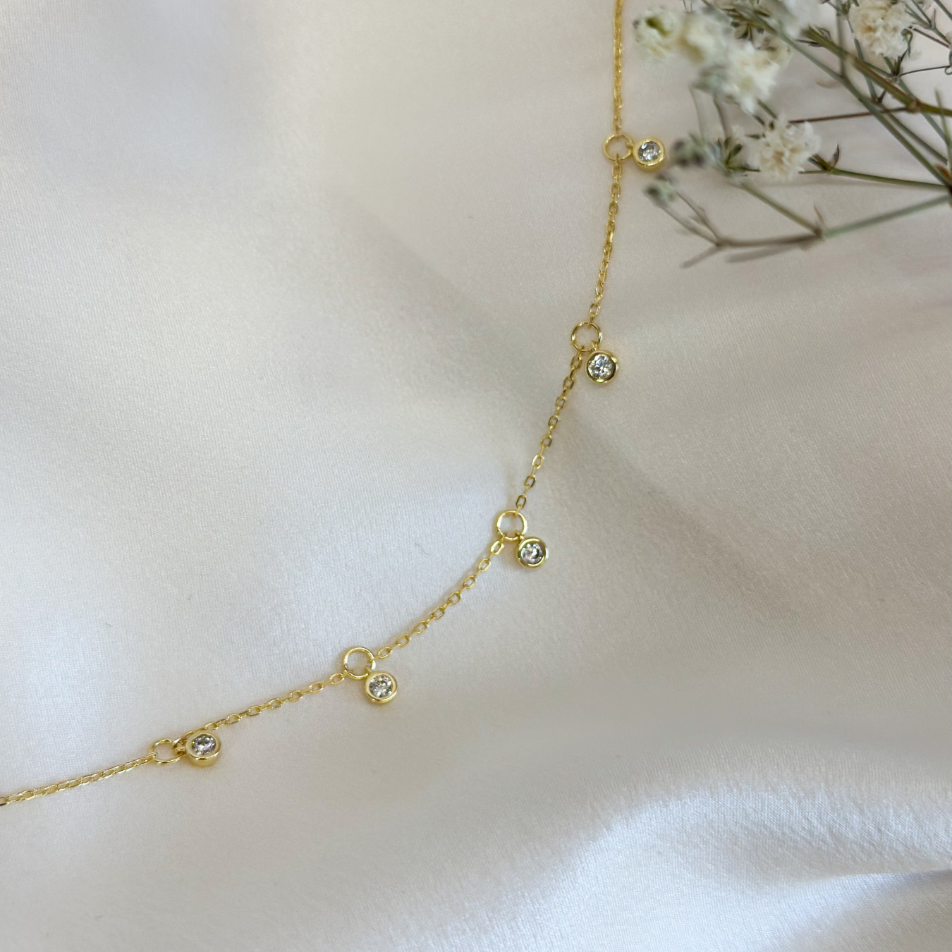 14k Gold Vermeil Puntino Armband