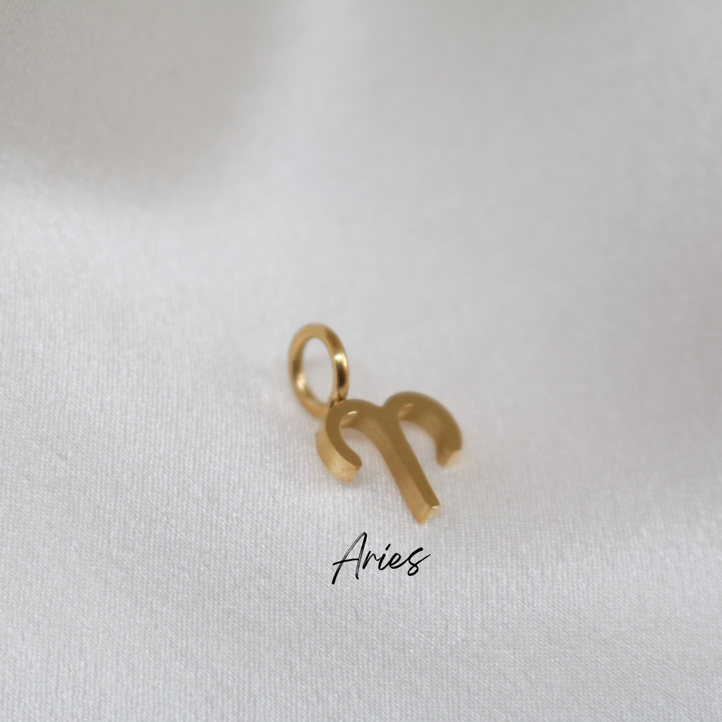 Sternzeichen-Charm aus 18k vergoldetem Edelstahl – Minimalistisches Design