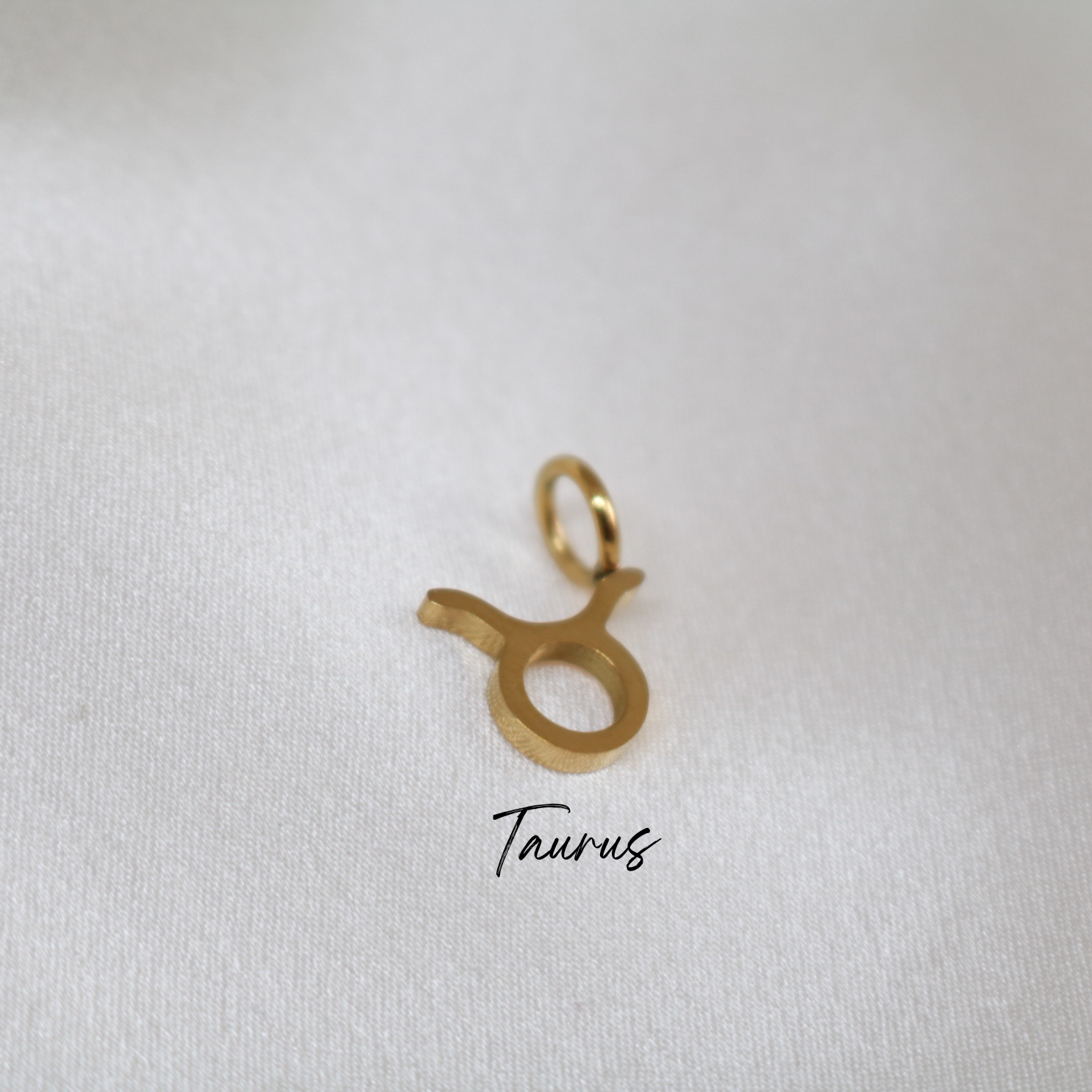 Sternzeichen-Charm aus 18k vergoldetem Edelstahl – Minimalistisches Design