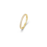 Eterna Ring aus Sterling Silber 14k vergoldet