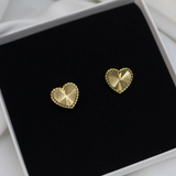 Amanda heart earrings