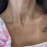 14k Gold Vermeil Puntino Halskette