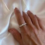 Elari 18K vergoldeter Ring mit Zirkonia