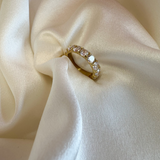 Elari 18K vergoldeter Ring mit Zirkonia
