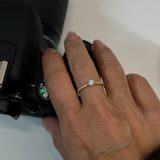 Soleil Ring aus Sterling silber