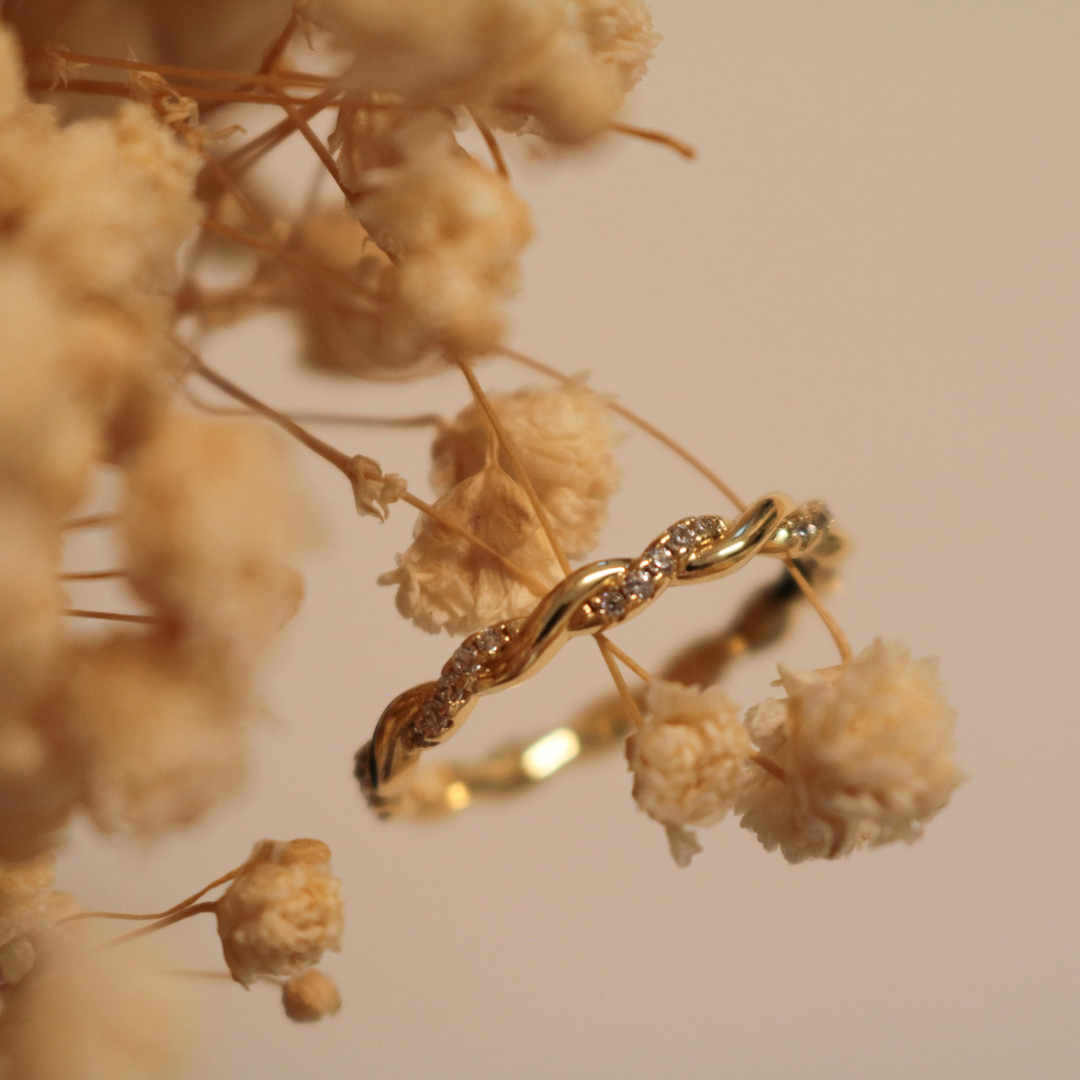 Vinea Ring aus Gold Vermeil